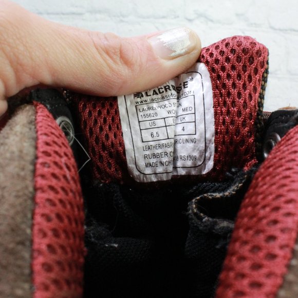 LaCrosse 5" Laurelwood Brown Leather Waterproof Work Boots Size 6.5 M - Picture 6 of 9